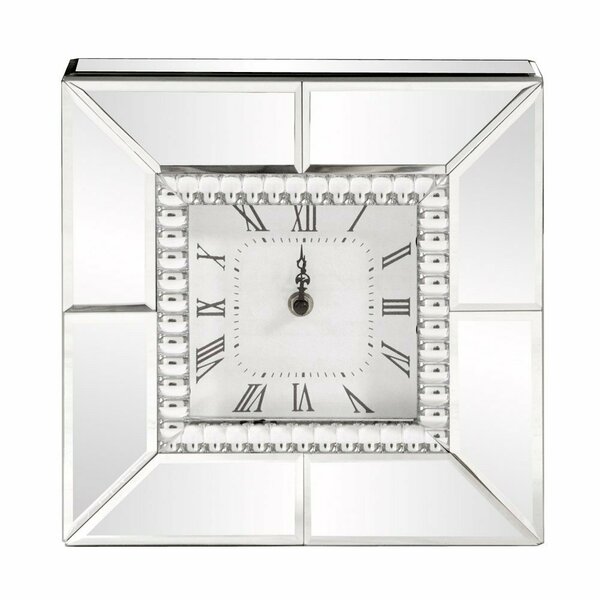 Howard Elliott Mirrored Table Clock 99175